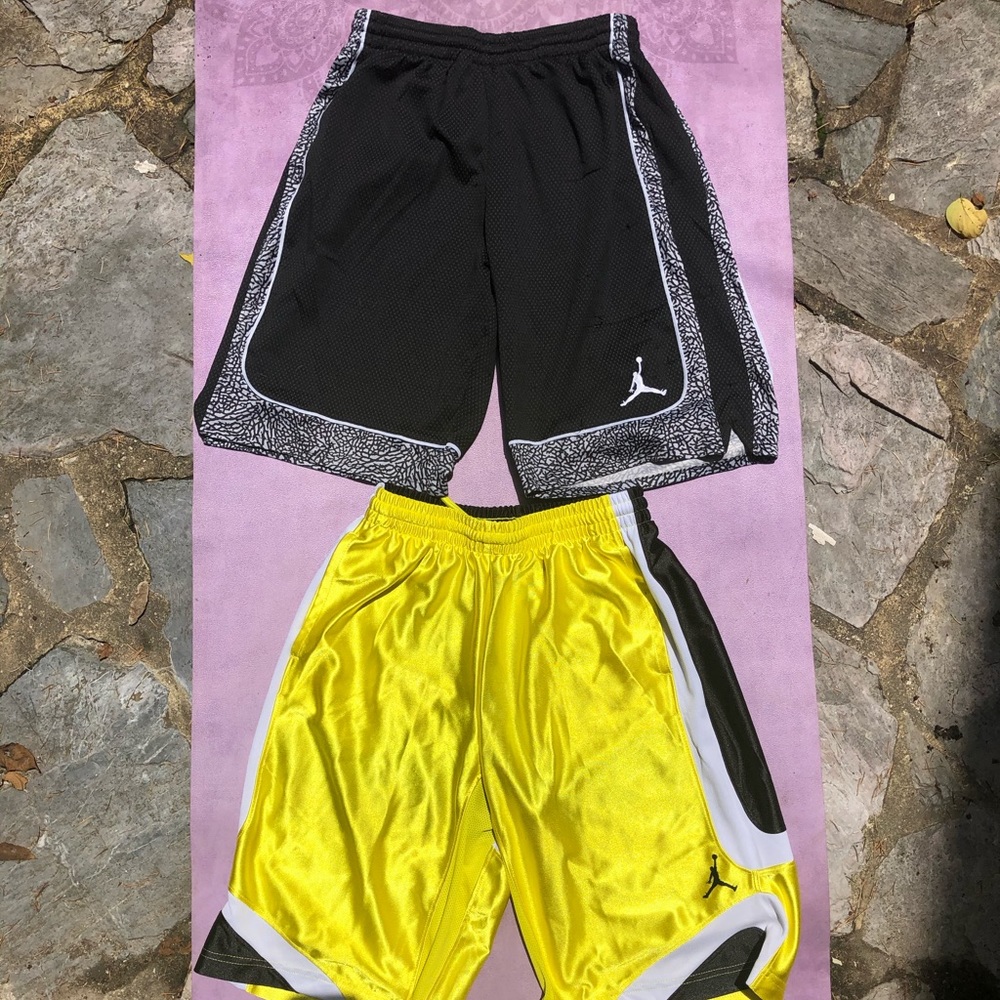 Two pairs of Jordan shorts